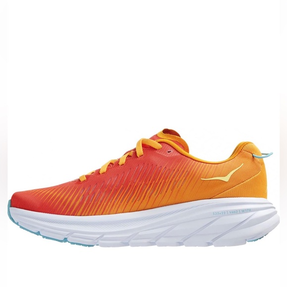 ✨EUC✨ Hoka Rincon 3 Camellia/Radiant Yellow Women's Running Shoes - Picture 5 of 13